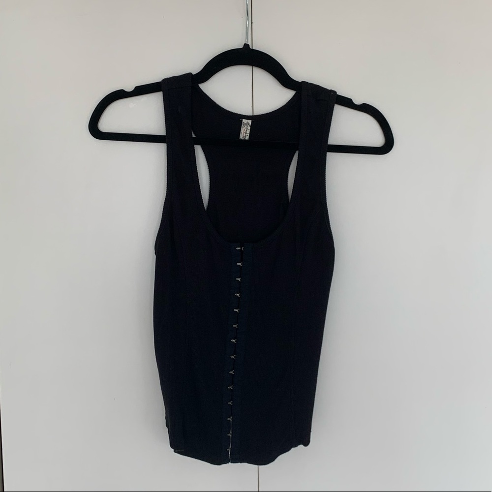 Black free people corset top